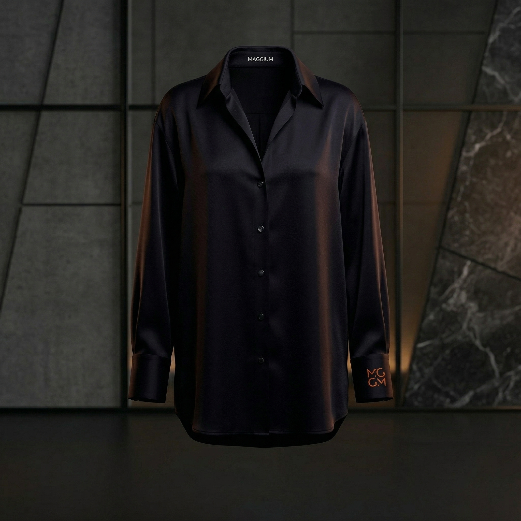 Camisa Feminina Preta Maggium