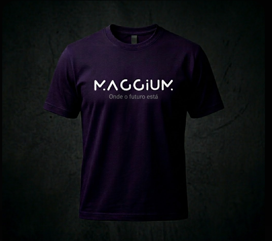 Camiseta Wordmark Roxo Maggium